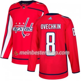 Washington Capitals Alexander Ovechkin 8 Adidas 2017-2018 Rot Trikot Authentic - Herren